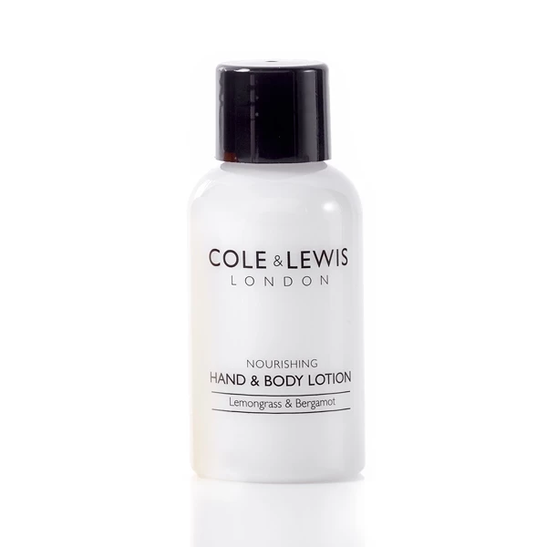 Cole & Lewis Lemongrass & Bergamot Hand & Body Lotion 50ml Bottle - Pack Of 50 1 Cole & Lewis Lemongrass & Bergamot Hand & Body Lotion 50ml Bottle - Pack Of 50
