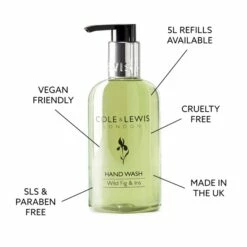 Cole & Lewis Wild Fig & Iris Hand Wash 300ml 7 Cole & Lewis Wild Fig & Iris Hand Wash 300ml -bedding shop 1520 3 Zoom
