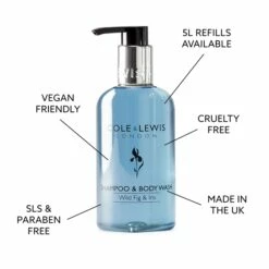 Cole & Lewis Wild Fig & Iris Shampoo & Body Wash 300ml 7 Cole & Lewis Wild Fig & Iris Shampoo & Body Wash 300ml -bedding shop 1521 3 Zoom