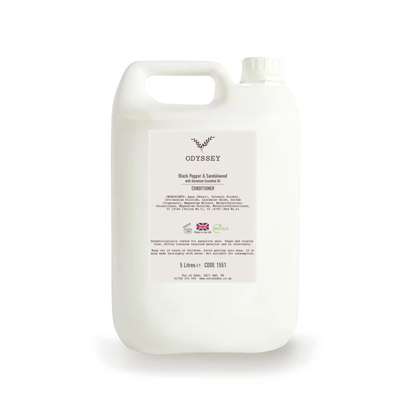 Odyssey Black Pepper & Sandalwood Conditioner 5L 1 Odyssey Black Pepper & Sandalwood Conditioner 5L