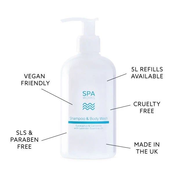Spa Works Eucalyptus & Camomile Shampoo & Body Wash 300ml 4 Spa Works Eucalyptus & Camomile Shampoo & Body Wash 300ml - Image 4