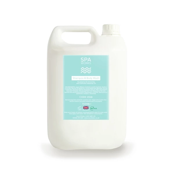 Spa Works Eucalyptus & Camomile Shampoo & Body Wash 5L 1 Spa Works Eucalyptus & Camomile Shampoo & Body Wash 5L
