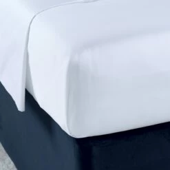 Luxury Egyptian Cotton 200 Thread Count Flat Sheet -bedding shop 2091 7 Zoom