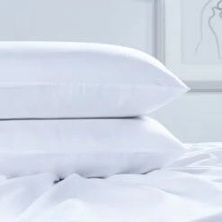 Luxury Egyptian Cotton 300 Thread Count Housewife Pillowcase - Pair -bedding shop 2103 7 Zoom