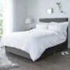 Luxury Egyptian Cotton 400TC Duvet Cover - White - Double