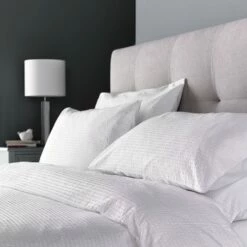 Classic Cotton Seersucker 200 Thread Count Duvet Cover Set -bedding shop 2230 3 Zoom