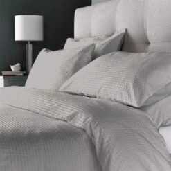 Classic Cotton Seersucker 200 Thread Count Duvet Cover Set -bedding shop 2230 7 Zoom