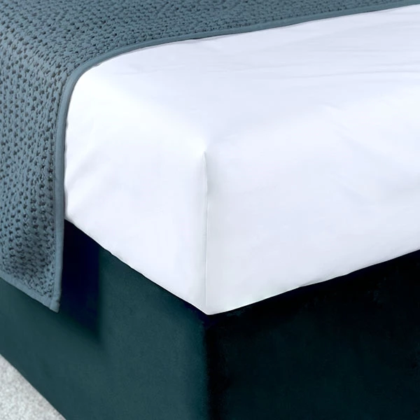 Luxury Cotton Rich 350 Thread Count Duvet Cover - White 4 Luxury Cotton Rich 350 Thread Count Duvet Cover - White - Image 4