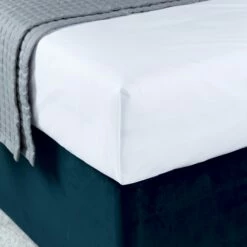 Classic Cotton Percale 200 Thread Count Flat Sheet -bedding shop 2250 5 Zoom
