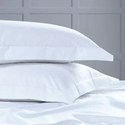 Classic Cotton Percale 200 Thread Count Oxford Pillowcase - Pair 9 Classic Cotton Percale 200 Thread Count Oxford Pillowcase - Pair -bedding shop 2254 4 Zoom