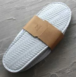 Terry Slipper With Non-Slip EVA Sole Open Toe -bedding shop 3492 3 Zoom