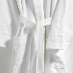 Spare Belt For Classic Terry Cotton Bathrobe - White -bedding shop 3524 3 Zoom
