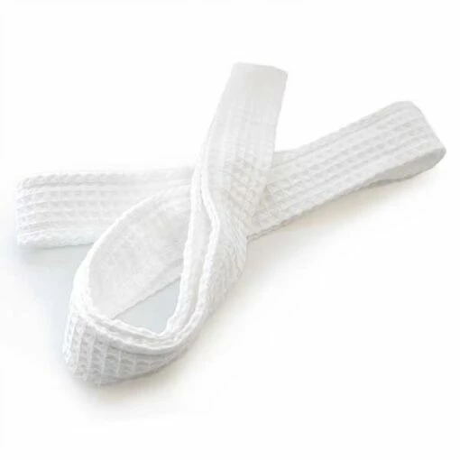 Spare Belt For Classic Waffle Bathrobe - White -bedding shop 3525 1 Zoom