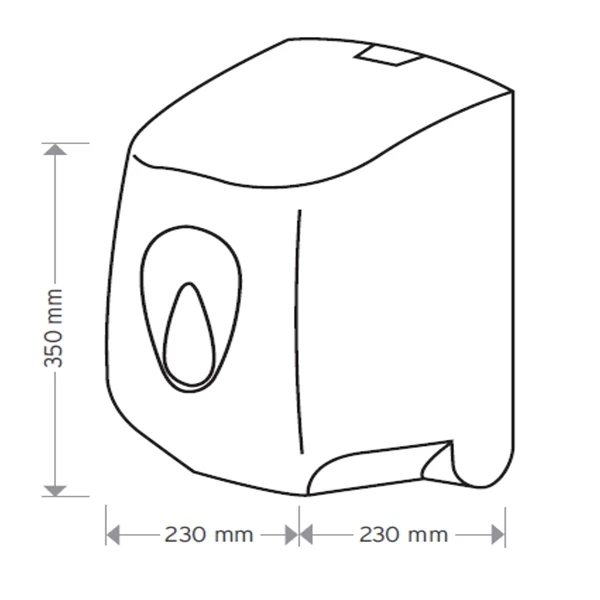 Centrefeed Roll Dispenser 2 Centrefeed Roll Dispenser - Image 2