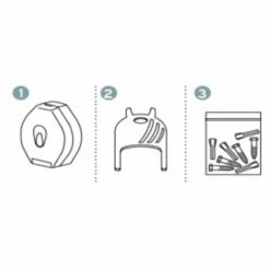 Jumbo Toilet Roll Dispenser -bedding shop 5353 3 Zoom