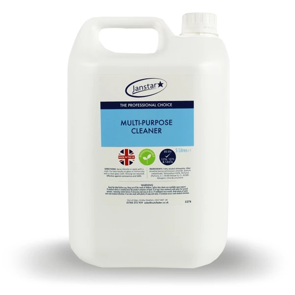 Janstar Multi-Purpose Cleaner Ready To Use 5L 1 Janstar Multi-Purpose Cleaner Ready To Use 5L