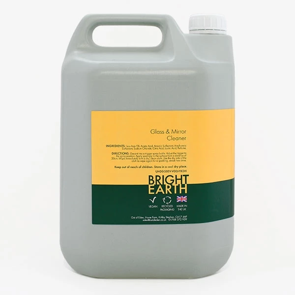 Bright Earth Glass & Mirror Cleaner 5L 3 Bright Earth Glass & Mirror Cleaner 5L - Image 3