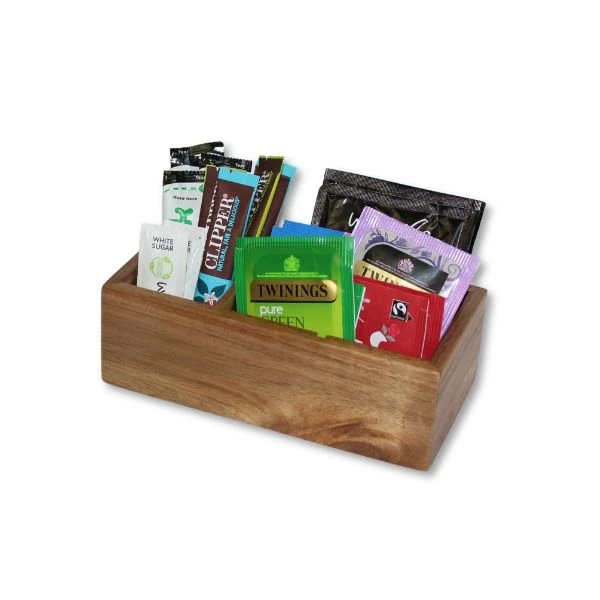 Acacia Wooden Refreshments Holder 2 Acacia Wooden Refreshments Holder - Image 2