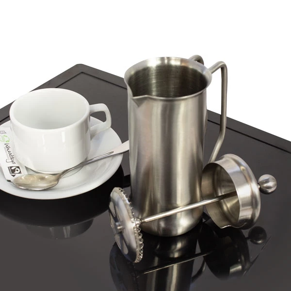 Stainless Steel Cafetiere 400ml 2 Stainless Steel Cafetiere 400ml - Image 2