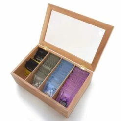 Acacia Wooden Tea Box - 30 X 20 X 10cm
