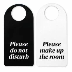 Do Not Disturb Sign Card Door Hangers - Pack Of 10 -bedding shop 6058 10 3 Zoom