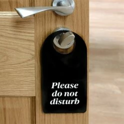 Do Not Disturb Sign Card Door Hangers - Pack Of 10
