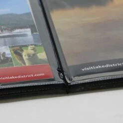 Faux Leather Guest Information Folder A4 – Black -bedding shop 6075 109 3 Zoom