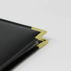 Faux Leather Guest Information Folder A4 – Black -bedding shop 6075 109 4 Zoom