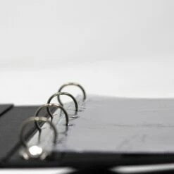 Textured Guest Information Folder A4 – Black -bedding shop 6087 3 Zoom