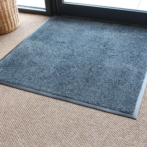 Large Washable Entrance Door Mat - Granite - 100x100cm 1 Large Washable Entrance Door Mat - Granite - 100x100cm