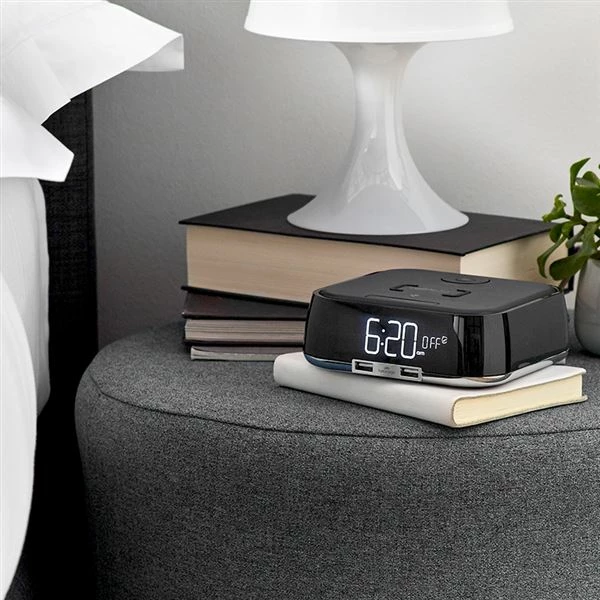 Cubie Duo Hotel Alarm Clock & Wireless Charger 1 Cubie Duo Hotel Alarm Clock & Wireless Charger