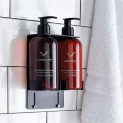 Double Wall Bracket For 300ml Bottles - Black