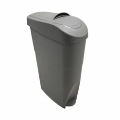Sanitary Waste Pedal Bin - Grey - 19L