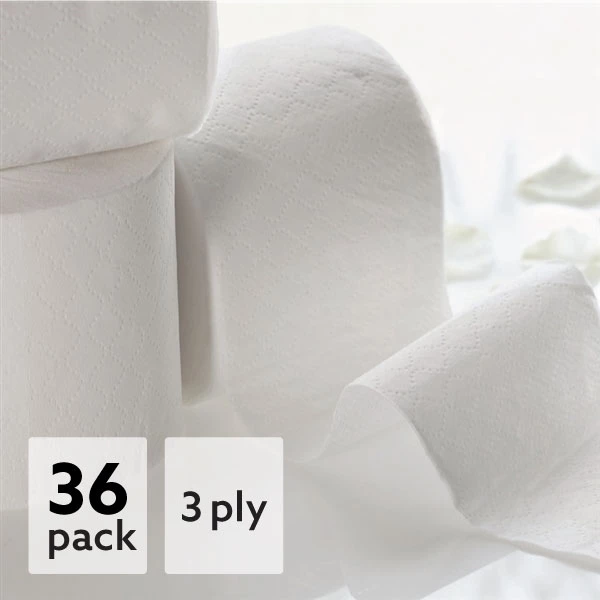 Soft Quilted Toilet Roll 3 Ply - Pack Of 36 2 Soft Quilted Toilet Roll 3 Ply - Pack Of 36 - Image 2