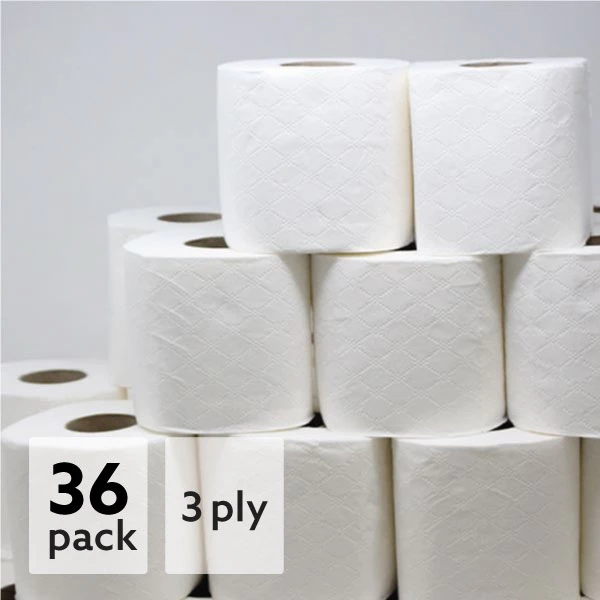 Soft Quilted Toilet Roll 3 Ply - Pack Of 36 3 Soft Quilted Toilet Roll 3 Ply - Pack Of 36 - Image 3