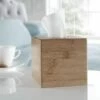Wooden Cube Tissue Box Cover