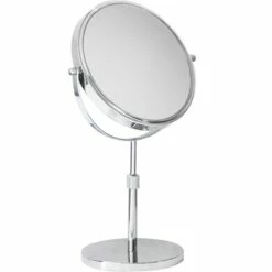 Corby Chrome Free Standing Vanity Mirror