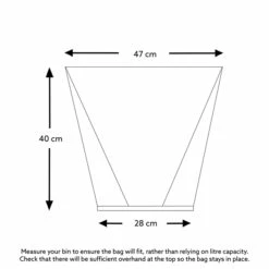 Bedroom & Bathroom Bin Liners 15L -bedding shop 7560 4 Zoom