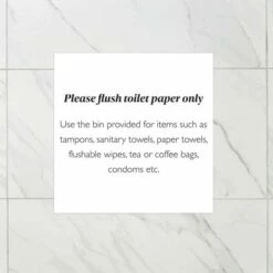 Sanitary Disposal Notice - Pack Of 3