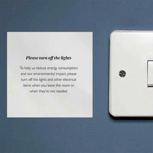 Turn Off The Lights Notice - Pack Of 3 -bedding shop 7713 1 Zoom