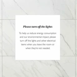 Turn Off The Lights Notice - Pack Of 3 -bedding shop 7713 3 Zoom