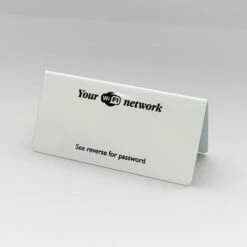 Wi-Fi Password Aluminium Tent Sign - Pack Of 5 5 Wi-Fi Password Aluminium Tent Sign - Pack Of 5 -bedding shop 7749 3 Zoom