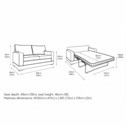 Jay-Be Modern Hotel Sofa Bed - Two Seater -bedding shop 9491 4 Zoom